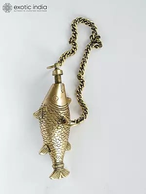 4" Small Fish Design Surmedani/Attardani in Brass
