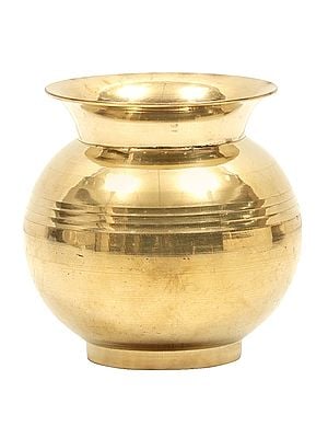 4" Puja Kalash | Brass Puja Kalash | Handmade | Made In India