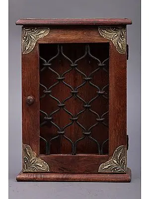 11" Wooden Key Holder  | Wooden Key Hanger Box | Handmade | Made In India