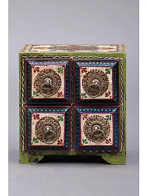 5" Hand Painted Decorated Boxes | Mango Wood | Handmade | Made In India