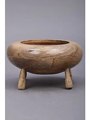 7" Decorative Wooden Bowl | Mango Wood | Handmade | Made In India