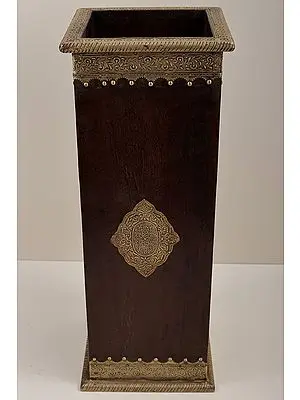 21" Wooden Planters  | Handmade | Made In India