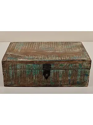 10" Wooden Decorated Boxes | Wood Boxes | Handmade | Made In India