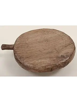 15" Tortoise Shape Wooden Pedestal  | Heavy Wood Pedestal | Handmade | Made In India
