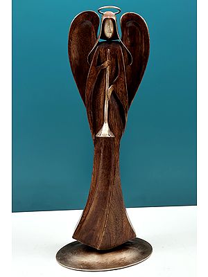 19" Angel with Musical Instruments | Handmade