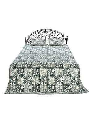 Pure Cotton Block Print Bedsheet with Pillow Covers from Jaipur