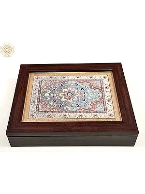 Handmade Carpet Design Painting Box | Handmade