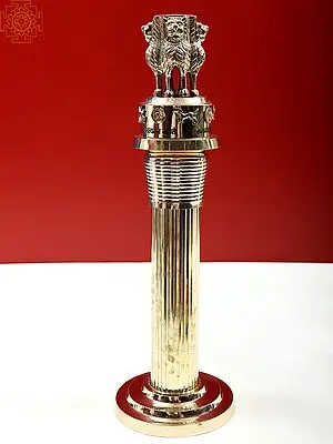 19" Ashoka Stambh Pillar | Handmade