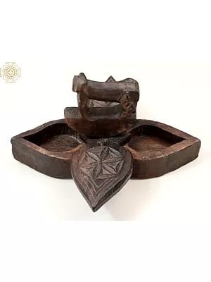 Vintage Wooden Tika Box | Handmade