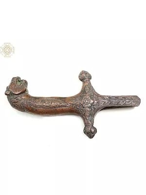 7" Brass Dagger Hilt | Handmade