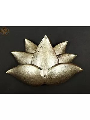 Small Brass Lotus Petal Wall Hanging