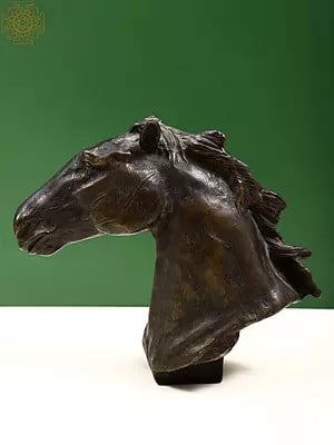 8" Brass Decorative Horse Head