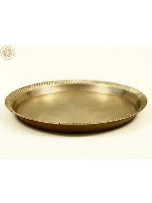Small Brass Thali (Plate)