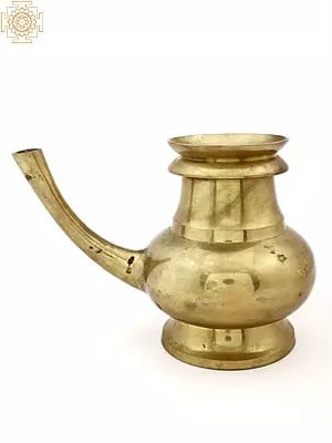 11" Kerala Kindi (Vessel) in Brass | Kitchen and Dining Utensils