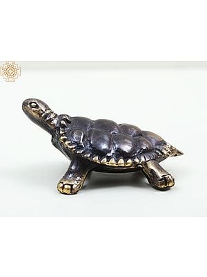 Small Brass Tortoise Figurine