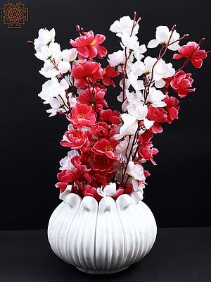 7" Marble Flower Vase