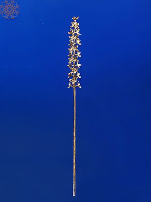 Brass Tall Stick Flowers | Home Decoration Showpiece