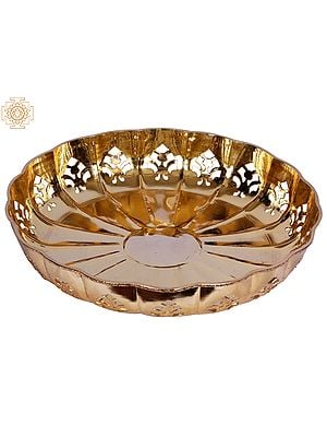 10" Traditional Brass Tray