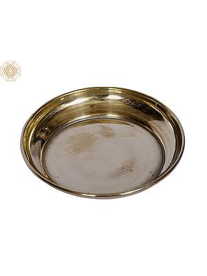 Small Brass Traditional Plate