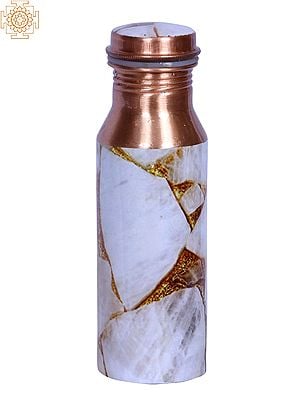 7" Designer Copper Bottle