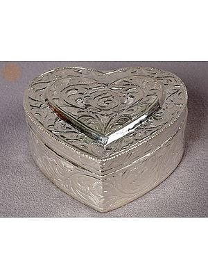 3" Silver Betel Box from Nepal