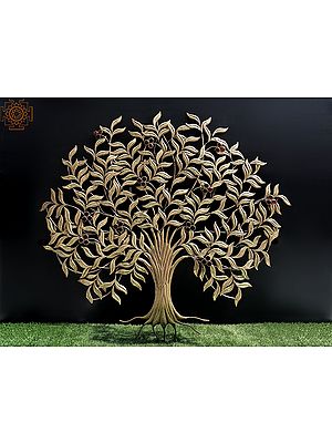 80" Large Iron Wall Hanging Tree of Life