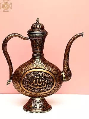 Copper Surahi with Lid