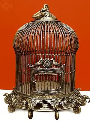 Brass Cage (Pinjara) | Home Decor