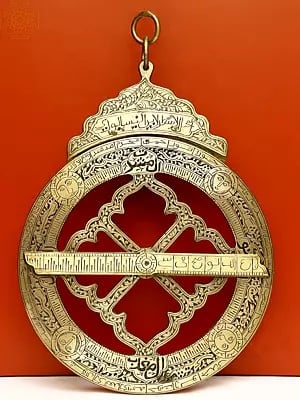 Brass Hanging Flat Astrolabe