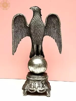 Decorative Metal Eagle on Globe