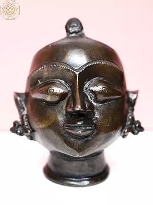 Brass Gauri Head from Himachal