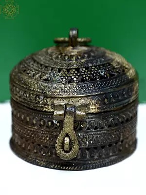 Brass Vintage Jewellery Box