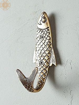 Fish Hook In Brass
