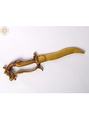 9" Brass Dragon Design Dagger