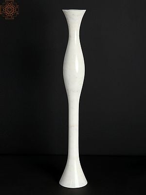 White Marble Candle Stand