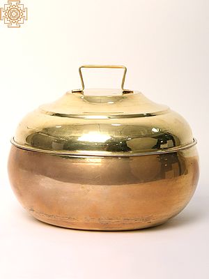 Bronze Container with Handle (Multiple Size)
