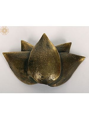 5" Brass Lotus | Wall Hanging