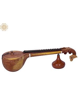 53" Saraswati Veena with Carving | Musical Instrument