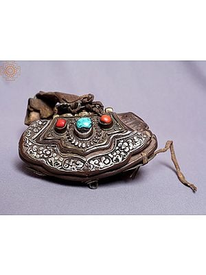 Authentic Tibetan Purse | Silver | From Nepal