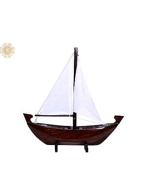 13" Wooden Kerala Boat Thoni