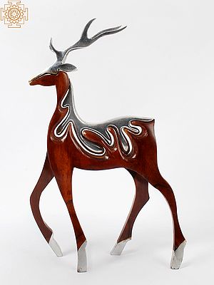 17" Wooden Reindeer | Home Décor