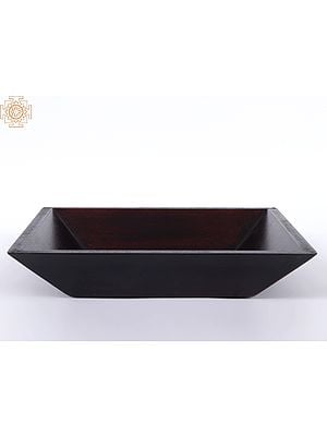 10" Wooden Square-Shaped Tray | Wood | Table Décor