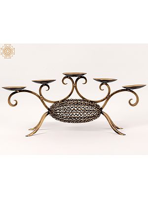 20'' Four-Legged Candle Stand | Iron | Home Décor