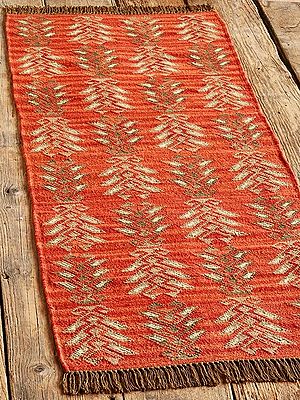 Wool Jute Kilim Accent Home Décor Handmade Area Rug - Available in Various Sizes
