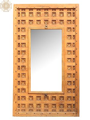 80" Designer Wooden Framed Mirror