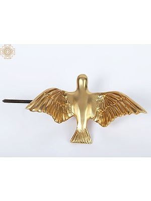 6" Wall Hanging Birds With Screw On Wing | Brass