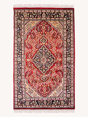 Persian Marigold Kashan Vintage Rug