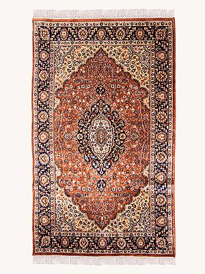 Petunia Kashan Vintage Rug