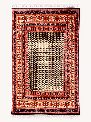 Red Freesia Tribal Botemir Vintage | Carpet