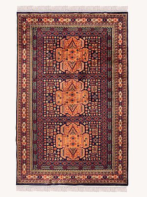 Orange Freesia Tribal Botemir Vintage | Carpet